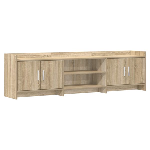 vidaXL TV skrinka 168 x 33 x 47 cm Dub sonoma Kompozitné drevo