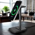 Nabíjačka bezdrôtová Solight SSWC02 3v1 kompatibilná Qi2, MagSafe
