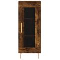 vidaXL Komoda dymový dub 34,5x34x90 cm spracované drevo