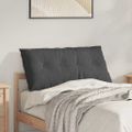 vidaXL Poduška na chrbát Tmavosivá 100 x 50 cm Kordúrová tkanina