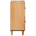 vidaXL Úložné skrine Hnedá 60 x 33,5 x 75 cm Masívne mango drevo