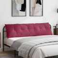 vidaXL Poduška na chrbát Víno červené 180 x 50 cm Kordúrová tkanina
