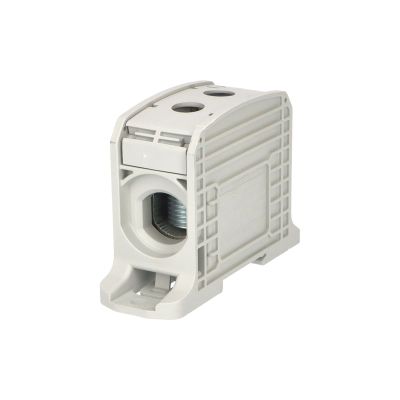 Svorka univerzálna RKA 185 L G, 353A, 1pól., AL/CU, sivá, na DIN/na panel