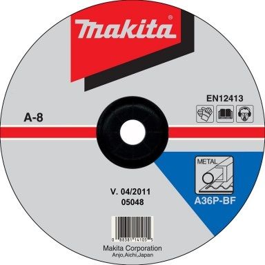 Makita brúsny kotúč 180x6x22 oceľ