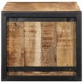 VidaXL TV skrinka 80x30x25 cm Masívne hrubé drevo Mango