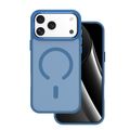 Púzdro Frozen Mag pre iPhone 17 Pro Max 6,9" / 18 Pro Max 6,9" tmavomodrá otvorený krúžok