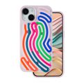 DIY puzdro na hadí vzor pre iPhone 14 6,1" ružová