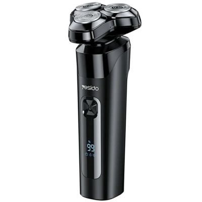 YESIDO  Electric Shaver MG05 600mAh IPX7 + 3 Steel Blades, BLACK