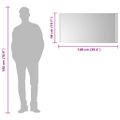 vidaXL LED kúpeľňové zrkadlo 100x50 cm
