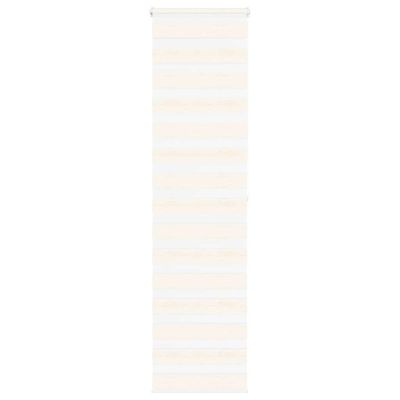 vidaXL Zebra roleta mramorová béžová 60x200 cm šírka látky 55,9 cm polyester