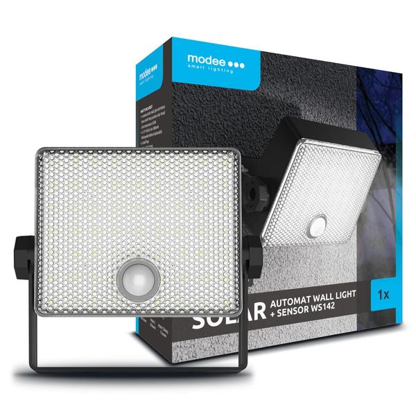 Modee LED solárny reflektor WS142 s automatickým snímačom svetla a senzorom pohybu 500lm (ML-WS142)