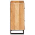 vidaXL Servírovacia skriňa Hnedá 60 x 33 x 75 cm Masívne mango drevo
