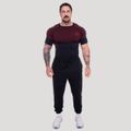Bezšvové tričko OG1 Black/Red - GymBeam, veľkosť M