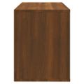 vidaXL Botník hnedý dub 80x35x45 cm spracované drevo