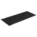 vidaXL Schodové rohože, samolepiace, 15 ks, 60x25 cm, tmavosivé, obdĺžnikové
