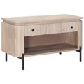 vidaXL Lavička na topánky so zásuvkou s poličkou 85 x 37 x 48 cm