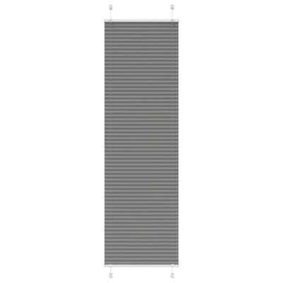 vidaXL plisovaná roleta antracitová 55x200 cm Šírka látky 54,4 cm