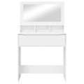 vidaXL Toaletné stolíky do spálne Biela 80 x 39,6 x 135 cm