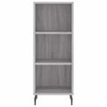 vidaXL Komoda sivý dub sonoma 34,5x32,5x90 cm kompozitné drevo