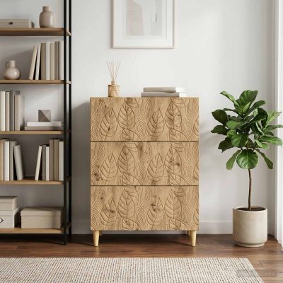 vidaXL Zásuvkový kabinet 66 x 34,5 x 90 cm Kompozitné drevo