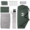 vidaXL Kempingový stan 4-miestny Armádna zelená Polyester a oceľ