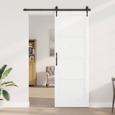 vidaXL Vnútorné dvere Biela 83 x 232 cm Preglejka