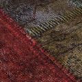 vidaXL Prateľný koberec patchwork φ120 cm viacfarebný