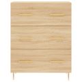 vidaXL Vysoká skrinka dub sonoma 69,5x34x180 cm spracované drevo