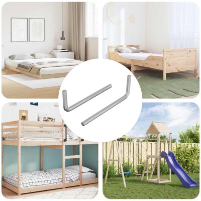 vidaXL Šesťhranný kľúč 2 pcs Strieborná 22 x 66 mm Oceľ