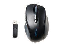 Myš - pravák - optická - 6 tlačidiel - bezdrôtová - 2.4 GHz - bezdrôtový prijímač USB - čierna