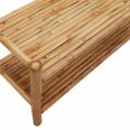 vidaXL Vešiak na oblečenie s policami 103x40x183 cm bambus