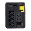 APC Back-UPS 950VA, 230V, AVR, IEC Sockets Záložní zdroj, 950VA, 520W, AVR, 230V, ochrana datové linky (2x RJ-45), 6x IEC zásuvka