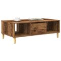 vidaXL Konferenčný stolík Staré drevo 102 x 55 x 35 cm