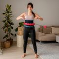 Masážna hula hoop FH01 so závažím červená