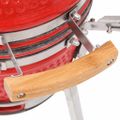 vidaXL Kamado gril s udiarňou keramika 33 cm