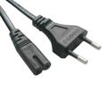 Kábel sieťový napájací 230V EU 2PIN, dĺžka 1,8m