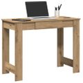 vidaXL Stôl dub artisan 100x45x75 cm kompozitné drevo