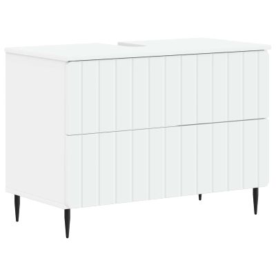 vidaXL Kúpeľňová skrinka pod umývadlo ZWOLLE Biela 82 x 41 x 58,5 cm