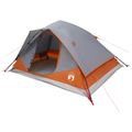 vidaXL Okamžitý stan so strechou Šedá a oranžová 305 x 215 x 140 cm