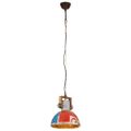 vidaXL Industriálna okrúhla závesná lampa 25 W farebná 30 cm E27