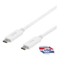 DELTACO USBC-1406M, Kábel USB-C/USB-C, 100W, 0,5m