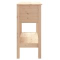 vidaXL Konzolový stolík 75x35x75 cm masívne borovicové drevo