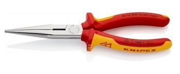 Knipex, 26 16 200, Polkulaté kleště s břity (úzké ploché kleště)