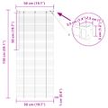 vidaXL Žalúzia Svetlohnedá s Vzorom 150 x 50 cm 25 mm PVC