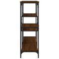 vidaXL Konzolový stolík hnedý dub 103x32x95 cm kompozitné drevo