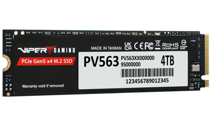 PATRIOT VIPER PV563 4TB SSD / Interní / M.2 NVMe PCIe Gen5 x4 / 2280 /