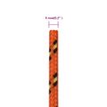 vidaXL Lodné lano oranžové 4 mm 250 m polypropylén
