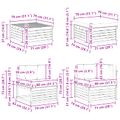 vidaXL Záhradná súprava gaučov 7 ks Biela a béžová
