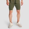 Pánske šortky Combat Olive Grey - GymBeam, veľkosť M