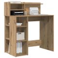 vidaXL Stôl Remeselný dub Kompozitné drevo 90 x 48 x 101,5 cm